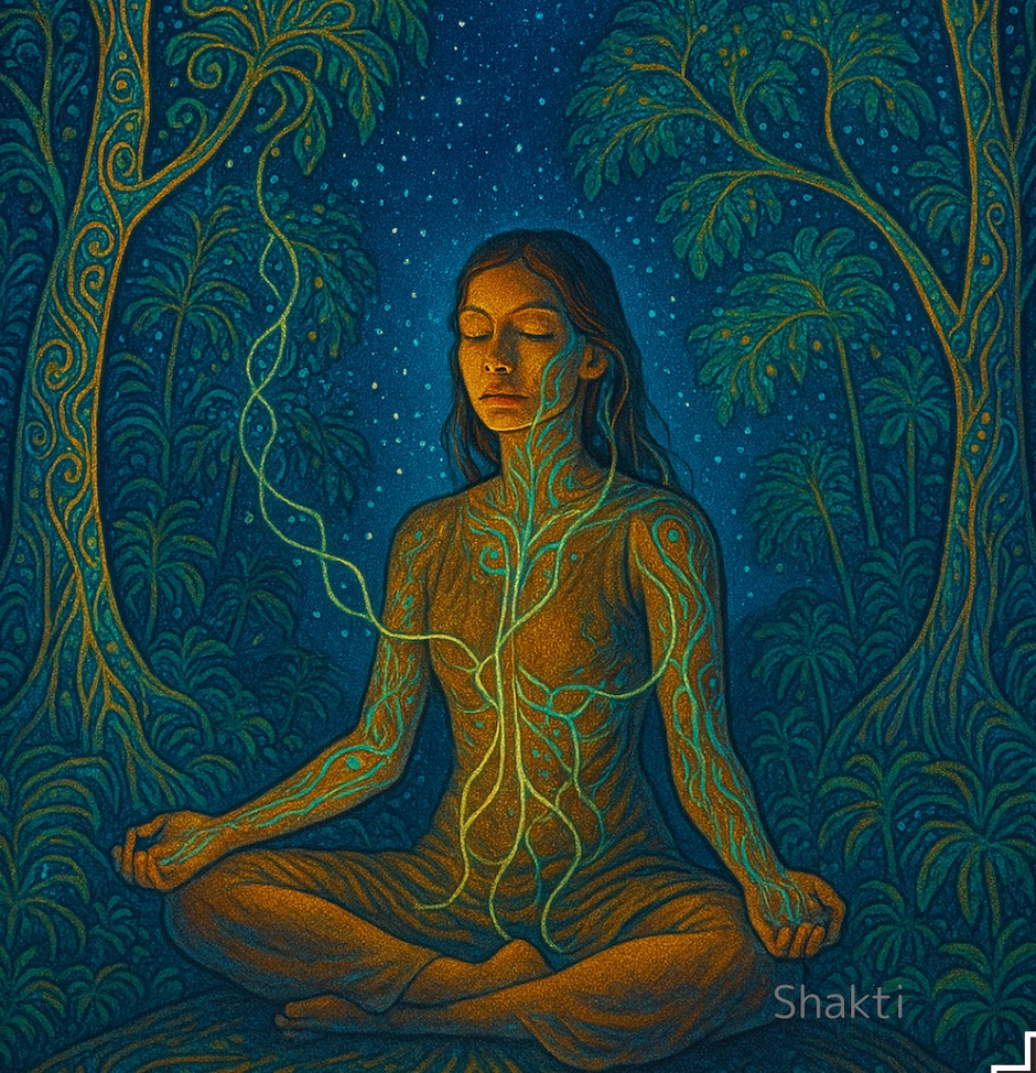 星空の下、ジャングルでパチャママの声を聴くShakti